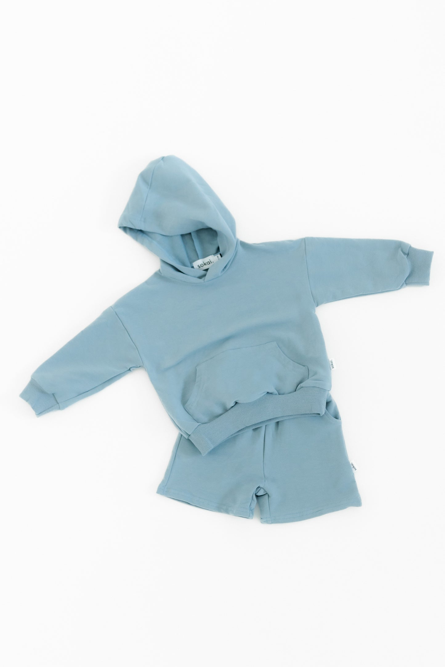 Organic French Terry Hoodie Short Sets