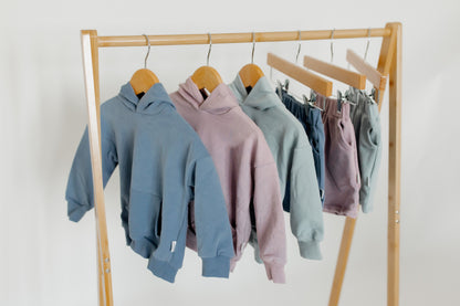 Organic French Terry Hoodie Short Sets