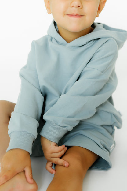 Organic French Terry Hoodie Short Sets