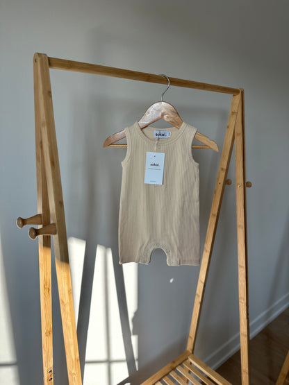 ribbed rompers.